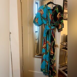 Farm Rio Banana Print Maxi Dress - Never Worn